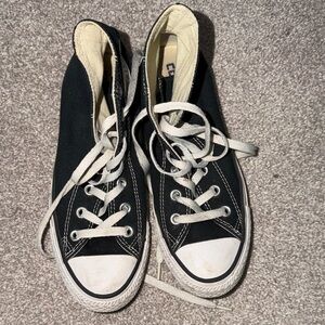 Converse Black Canvas High-Tops